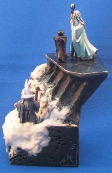 Saruman / Gandalf. German Golden Demon 07 duel by Darklapinou
