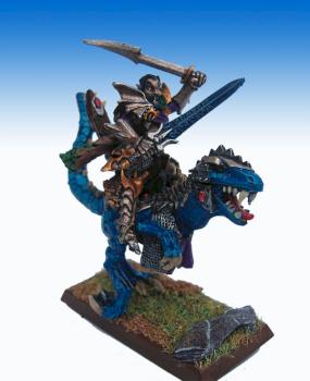 Warhammer Dark Elf General - Malus Darkblade conversion by vindice