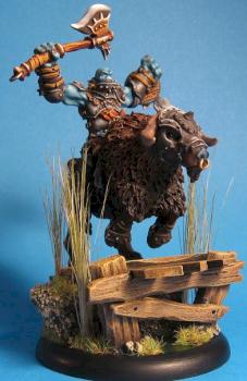 Trollkin Long Rider by athlion
