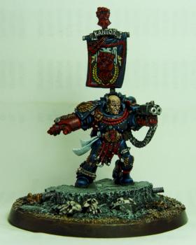 Crimson Fists Chapter Master Pedro Kantor by cyphercodicer1983