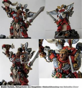 Blood Angel Br. Corbulo Sanguinary High Priest by senfone