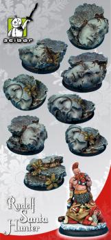 40mm Ancient Ruins bases from Scibor Monstrous Monsters by Scibor