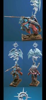 Vampire Count standard bearer (grande bannière Comte vampire) by Sheax