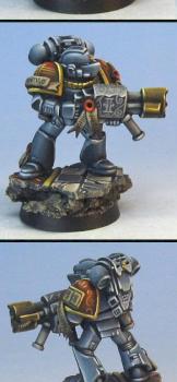 Warhammer 40k converted Grey Knight incinerator by Wappellious