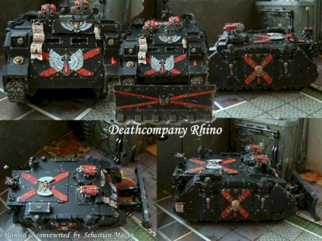 Blood Angel Deathcompany Rhino by senfone