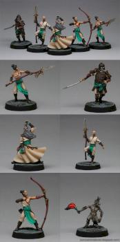 Alkemy Jade Triad warband by Corvus