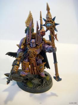 Chaos Space Marine Sorceror Lord by Scarylion