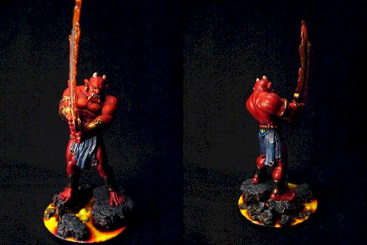 Efreeti Flamestrider by Twilightraven