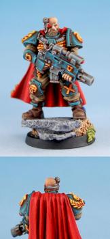 40K Space Marine Scout Sergeant Telion by skullboy