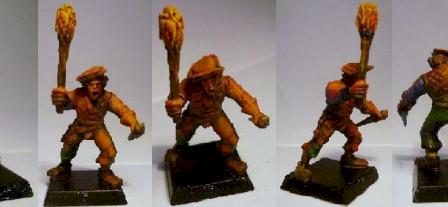 Militia man with dagger and torch (in progress) by Josie75
