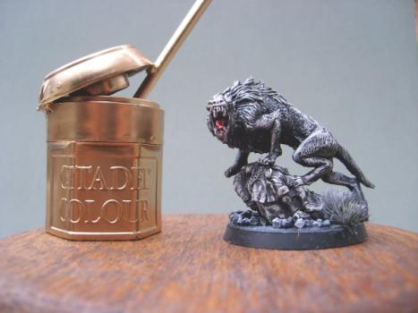 Speedpainting Warg competition 'Gold' by Gandalfbe