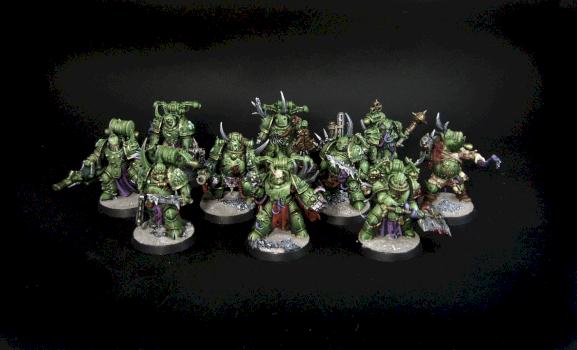 Death Guard Plague Marines by OrcoNero