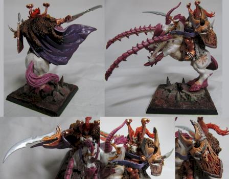 Lord of Slaanesh on Daemonic Mount (Conv from old Archaon) by el_taller_de_thanatos
