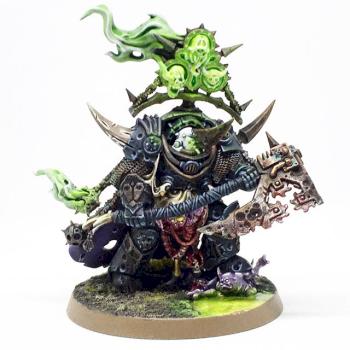 Lord of Contagion!  Went for a ghost-busters-esque style on the portal. by Cloudminiatures