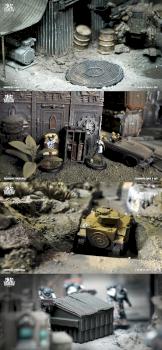 Bantam Alley - Urban Resin Bits Terrain by studiolevel