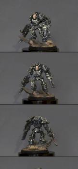 Chaos lord in terminator armour. by Ochakovo_paints