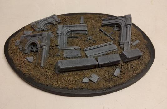 Ruined City Terrain Piece by sosachanhoid