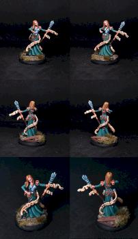 Female Sorceress Cosset, Impure Innocence by belminiart