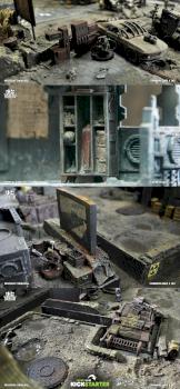 Bantam Alley - Urban Resin Bits Terrain by studiolevel