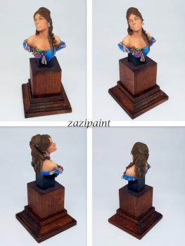 FER miniatures - Lucy, the vampire bride by Zaz