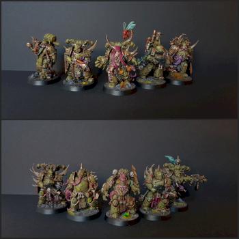 Death Guard Plague Marines by Intercore