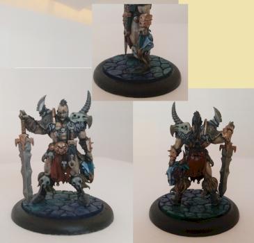 Warhammer Quest Silver Tower - Darkoath Chieftan by mrcoblin