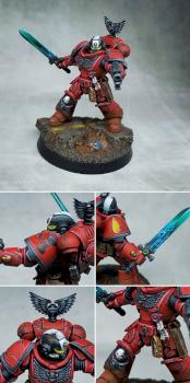 Space marines Primaris lieutenant by Anamnesis