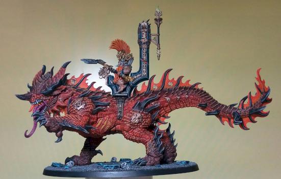 AURIC RUNEFATHER ON MAGMADROTH by hunter1112