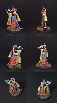 Female Wizard:Guang Jin, Mistress of Veils House by belminiart
