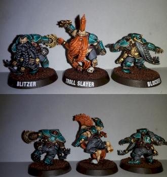 Blood Bowl Dwarves by Kaiul