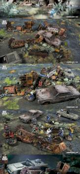 Bantam Alley - Urban Barricades Terrain by studiolevel