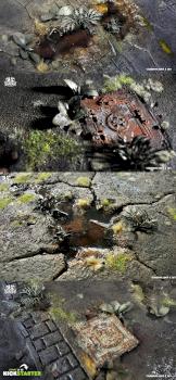 Bantam Alley - Urban Battlefield Gameboard Terrain by studiolevel