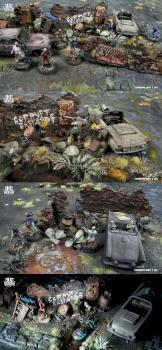 Bantam Alley - Urban Barricades Terrain by studiolevel