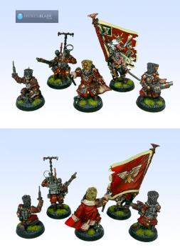 Vostroyan Command Squad by Brokenblade