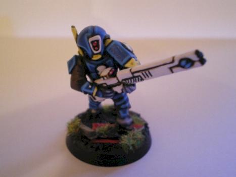 Tau Fire Warrior by quinnpig