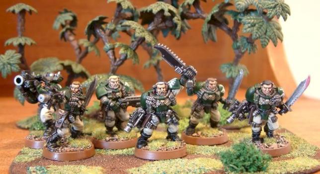 Dark Angels Scout Squad by Zanbayoshi