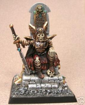 Lich King on Throne by elvslayer