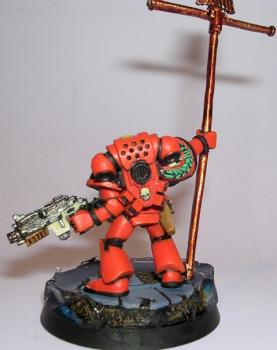 Blood angels standard bearer from back by Blackrabbit33