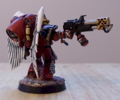 Blood Angel Assault Marine VI Flamer by I am Legion