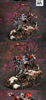 Chaos Slaneesh Lord on Demonic Steed by Gregorczuk