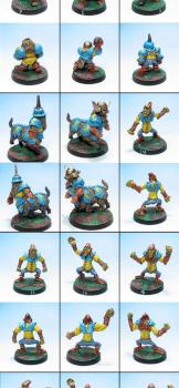 Chaos dwarf bloodbowl team by ptdesignstudio
