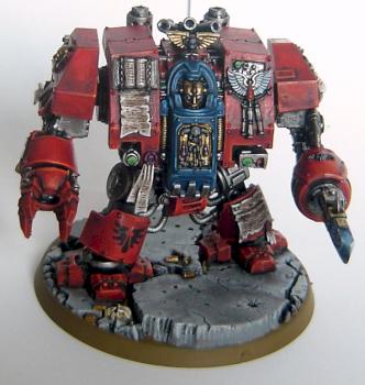 Librarian dreadnought blood angels by meccayates