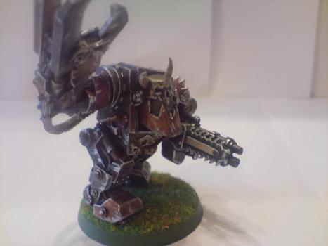 Ork Warboss in Megarmour by Prapian