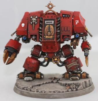 Blood Angel Dreadnought by drathmere