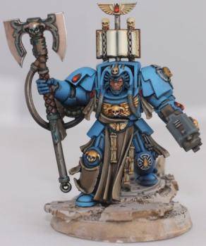 Blood Angels Space Hulk Terminator Librarian by drathmere