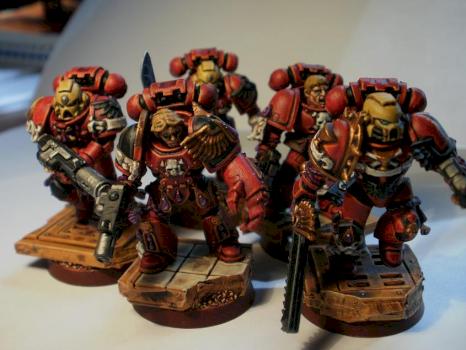 Blood Angels Assault Squad 2 by Sotirios