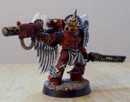 Blood Angel Assault Marine VI Meltagun by I am Legion
