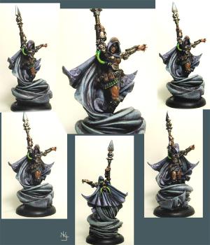 epic warcaster Victoria Haley by ALizardInCrimson