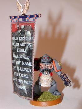 space marine standard bearer by botters