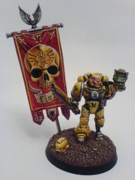 Imperial Fists Space Marine by Mikael Duvskog